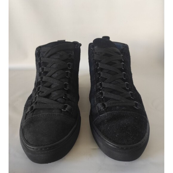 Balenciaga Paris Arena Black Suede High Tops Size EU 41 / US 8 - Picture 1 of 13